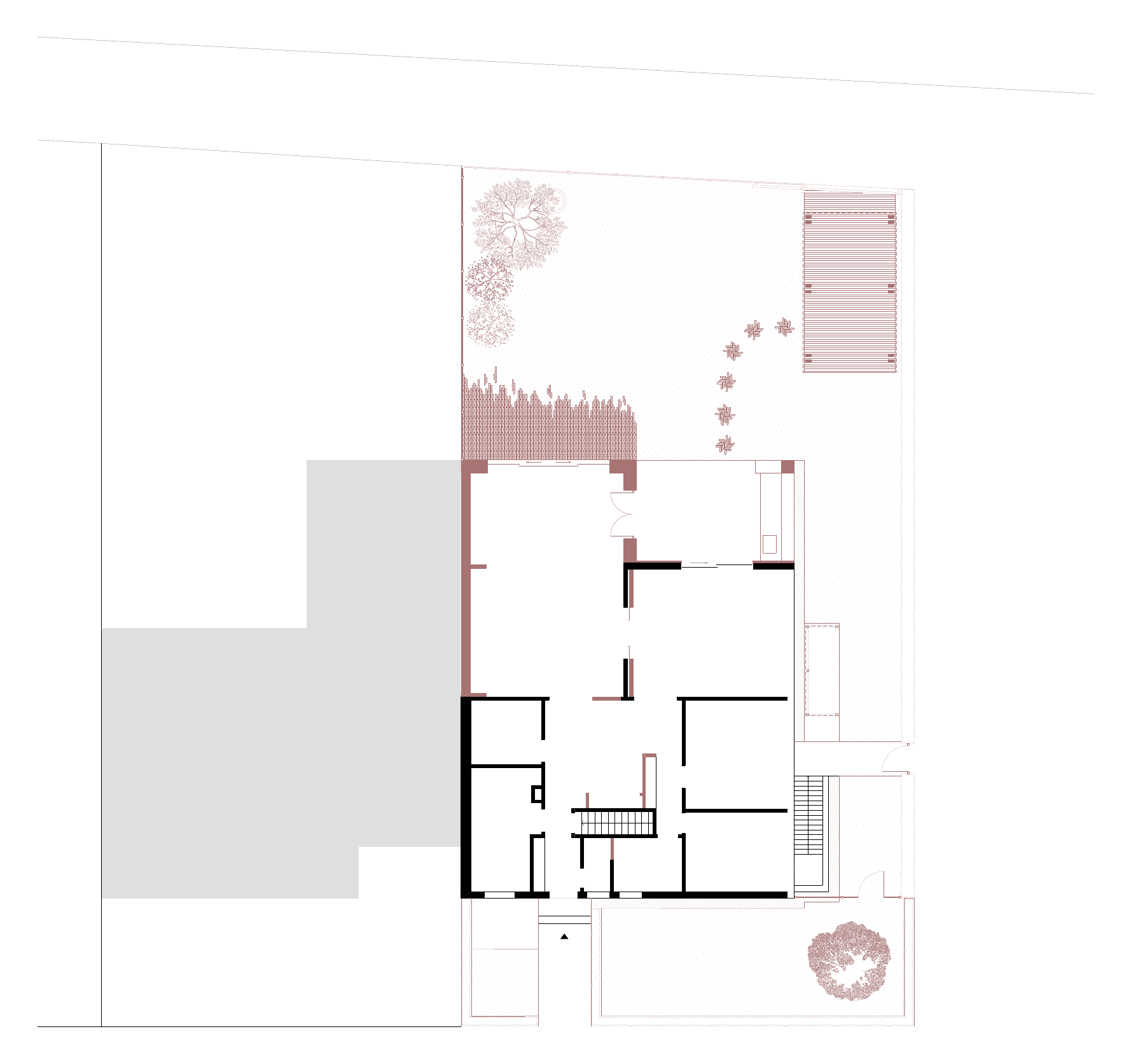 Projektzeichnung Haus Brüggel