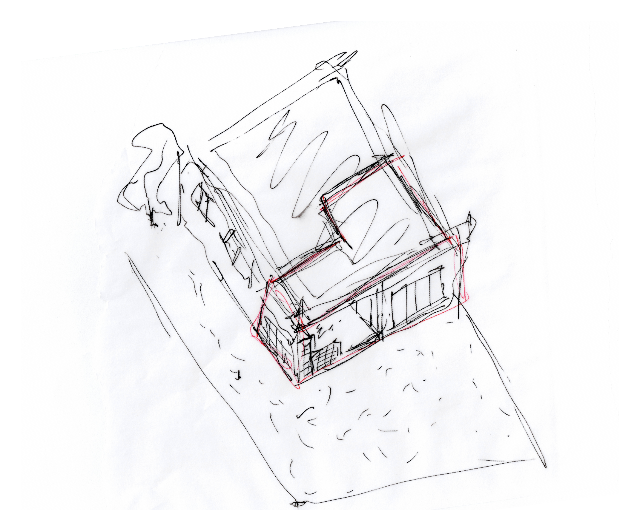 Projektzeichnung Haus Brüggel